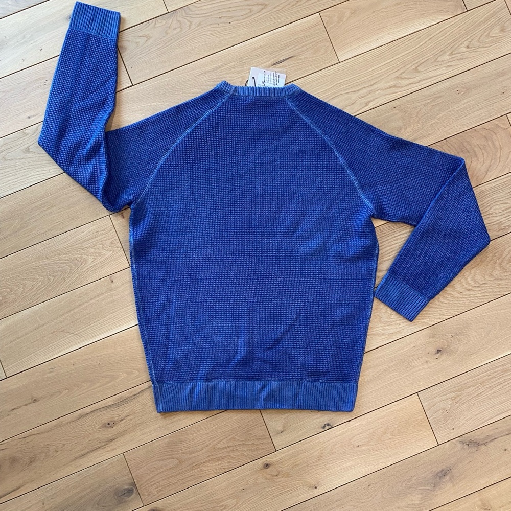 Peter Millar - Waffle Raglan Crewneck Sweater - Picture 3 of 4